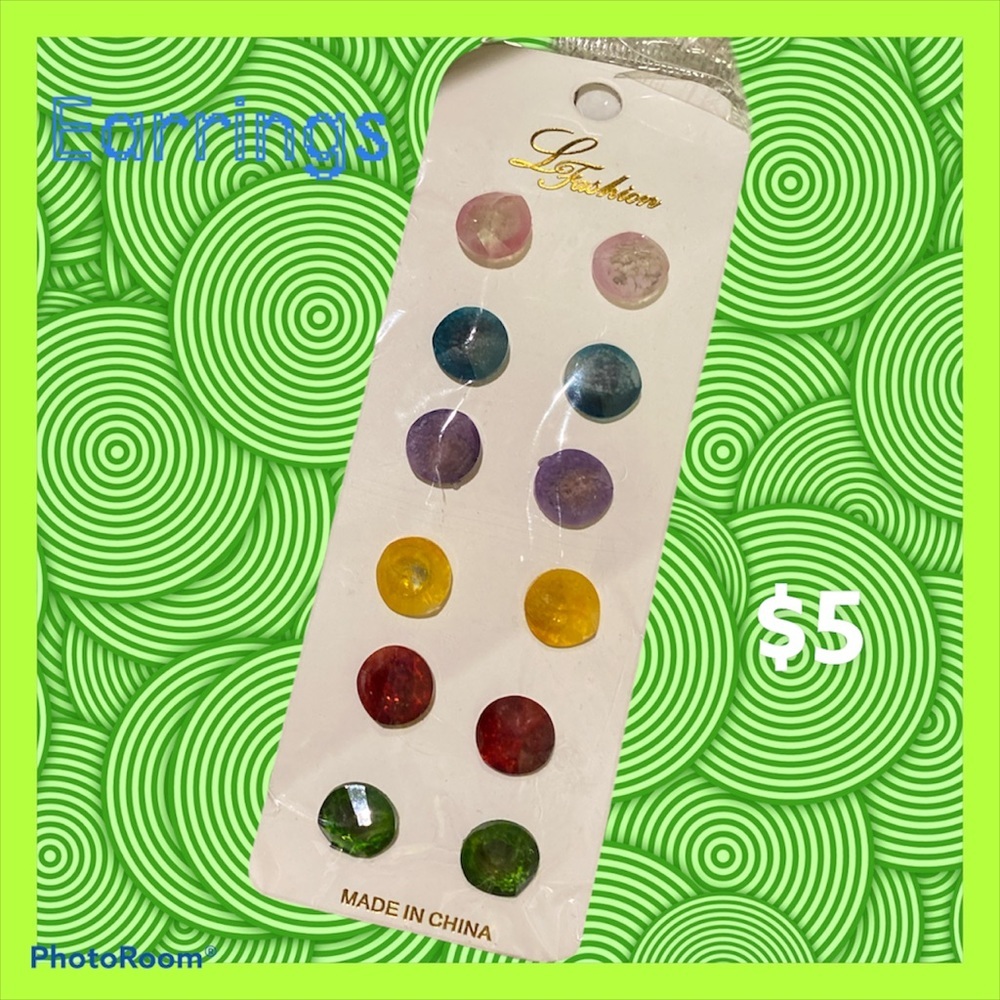 Earrings colorful‎